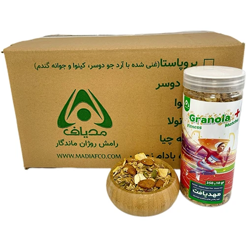 خرید گرانولا رژیمی حاوی ماچا